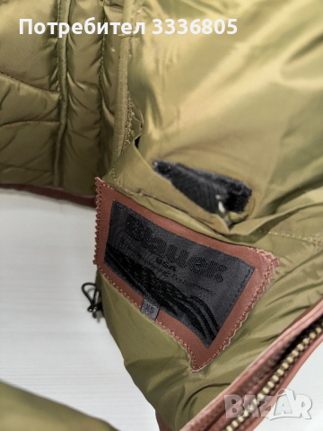 Кожено зимно яке, снимка 5 - Якета - 44737972