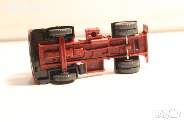 WIKING H0 1/87 MERCEDES ВЛЕКАЧ КАМИОН ТИР МОДЕЛ КОЛИЧКА, снимка 5 - Колекции - 53838003