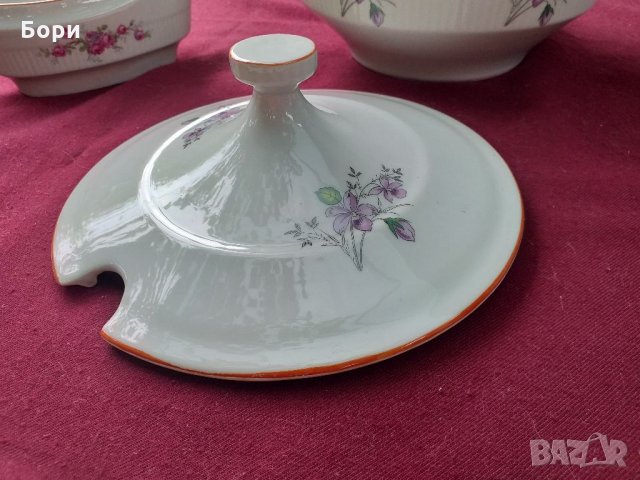 Български порцелан супник и др, снимка 7 - Чинии - 33923331