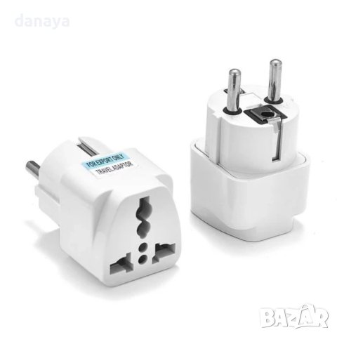 4525 Преходник UK-BG от английски към български контакт, снимка 2 - Друга електроника - 44456369