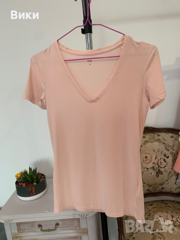 Дамска тениска в размер XS, снимка 6 - Тениски - 44634897