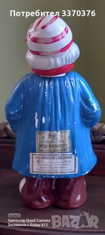 Ръчно, рисувана порцеланова бутилка-Италия, снимка 3 - Колекции - 49630842
