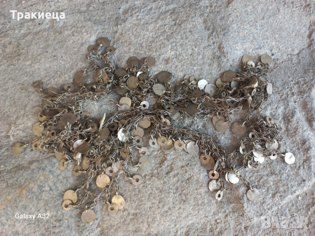 СТАР ЖЕНСКИ СРЕБЪРЕН НАКИТ ЗАБОДКА ТРЕПКА КОСИЧНИК НОСИЯ, снимка 2 - Антикварни и старинни предмети - 51449339