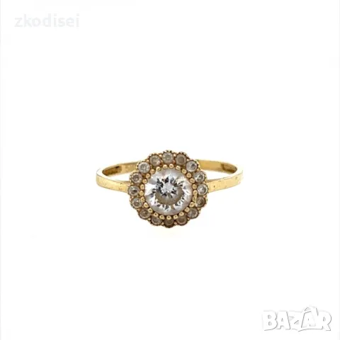 Златен дамски пръстен 1,89гр. размер:56 14кр. проба:585 модел:27278-1