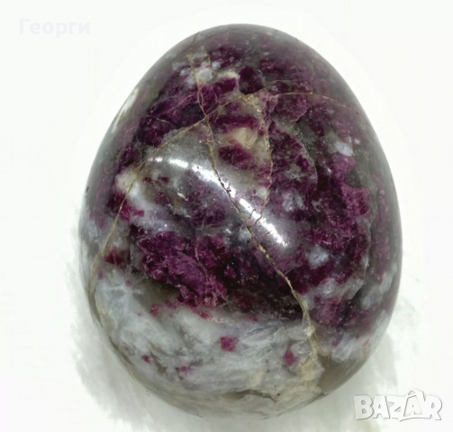 Естествено Рубелит Турмалиново яйце 655 карата, снимка 5 - Колекции - 36466848