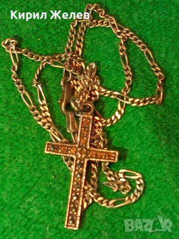 Стар МАРКАЗИТЕН СРЕБЪРЕН АРТ КРЪСТ СРЕБРО 925 с АВТОРСКА СРЕБЪРНА 925 КАРТИЕ ПЛЕТКА ВЕРИЖКА 38533, снимка 3 - Колиета, медальони, синджири - 41451029