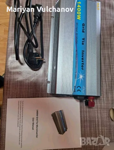 Grid Tie (Мрежов) инвертор за фотоволтаична централа 36V - 230V 1400W, снимка 2 - Друга електроника - 56167197