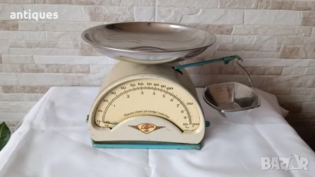 Стар кухненски кантар - Lindells - Made in Sweden - 1960г., снимка 9 - Антикварни и старинни предмети - 49396781