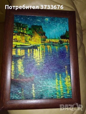 Картини- художествено отпечатване върху текстилна канаваца.