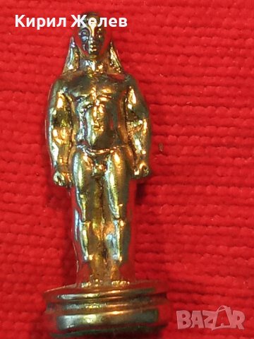СТАРА ФИГУРКА ОЛОВНО ВОЙНИЧЕ ЕГИПЕТ с ПОЗЛАТА РЯДКО за КОЛЕКЦИЯ ФИГУРА от ШАХ 27396, снимка 10 - Колекции - 38139139