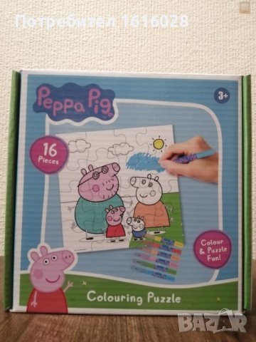 Нов пъзел на Peppа Pig с фулмастри 2 в 1., снимка 1 - Образователни игри - 41423693