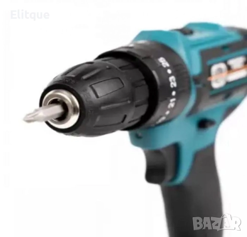 Акумулаторен винтоверт с две батерии и аксесоари, снимка 3 - Друга електроника - 52852515