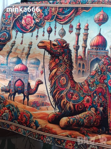 Плюшено ориенталско килимче