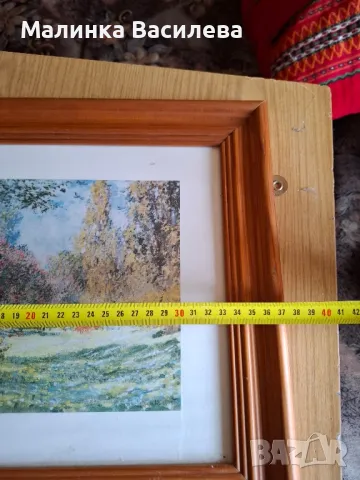 картина  с дървена рамка , снимка 6 - Картини - 48308490