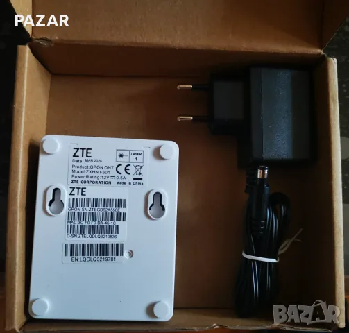ZTE - ZXHN F601 GPON оптичен мрежов терминал (ONT)
