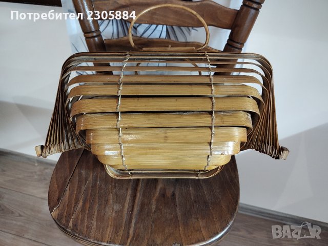 Стара бамбукова чанта , снимка 8 - Други ценни предмети - 44197288