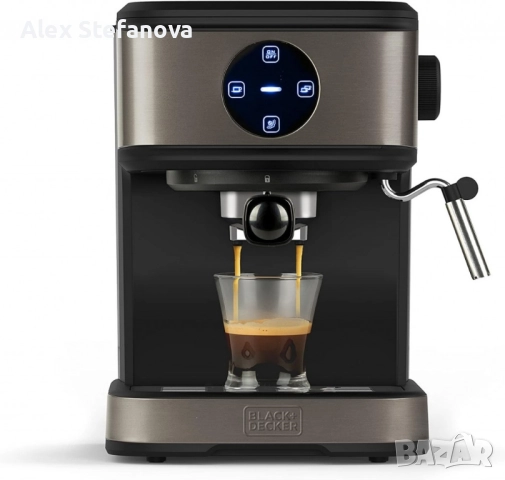 Еспресо кафемашина Black+Decker BXCO850E 20bar, 850W, снимка 1