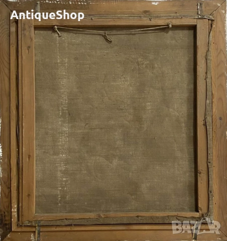 Картина, масло, Никола, Иванов, Костов, художник, Ловеч, стара, снимка 4 - Антикварни и старинни предмети - 51874333