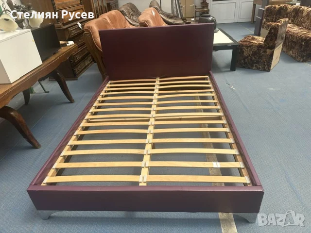 290588 легло с подматрачна рамка БЕЗ матрак140/200см цена 230 лв                         ме.п -облиц, снимка 7 - Спални и легла - 50473972