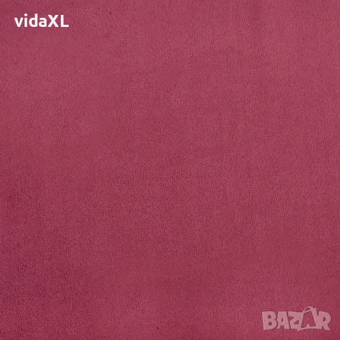 vidaXL 2-местен диван декоративни възглавници виненочервен 120 см, снимка 6 - Дивани и мека мебел - 56146870