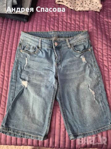 дънкови къси панталонки, снимка 7 - Къси панталони и бермуди - 50215320