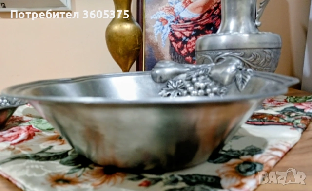 Два калаени съда ,маркирани за произход , снимка 5 - Антикварни и старинни предмети - 53806925