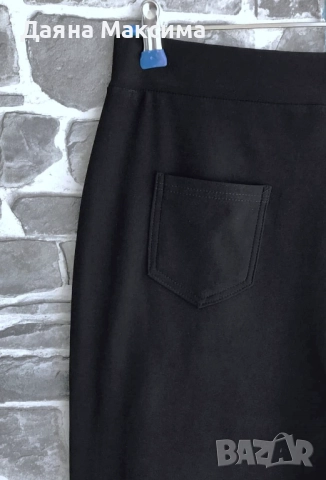 3/4ХЛ и 4/5ХЛ черен панталон💥неватиран плътен, снимка 3 - Панталони - 52656364