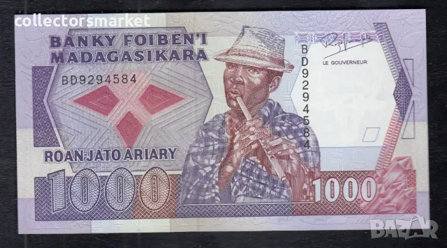 1000 франка 1988, Мадагаскар