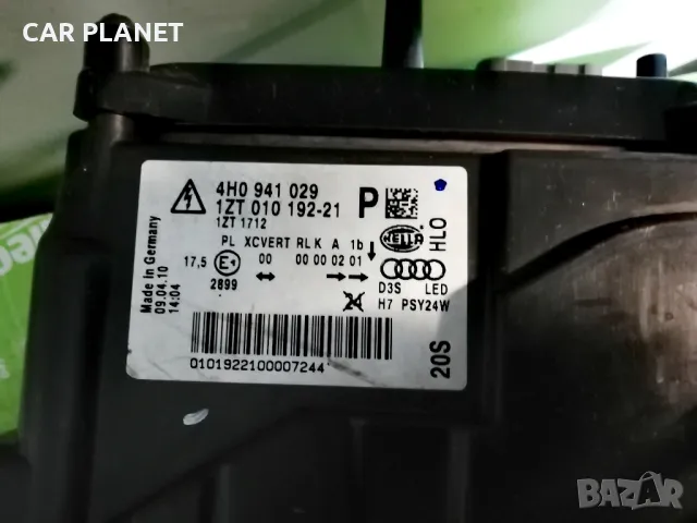 Фар Фарове за Ауди А8 4Н / Audi A8 4H Bi-Xenon + Led - Завиващ., снимка 11 - Части - 49454586