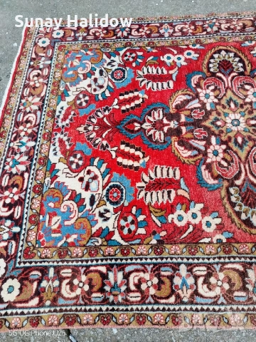 Ръчно тъкан Хамадански килим, снимка 10 - Килими - 51632833