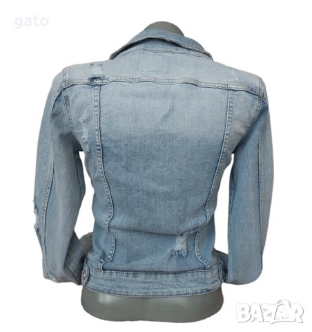 Светлосиньо дънково яке, снимка 3 - Якета - 40733016