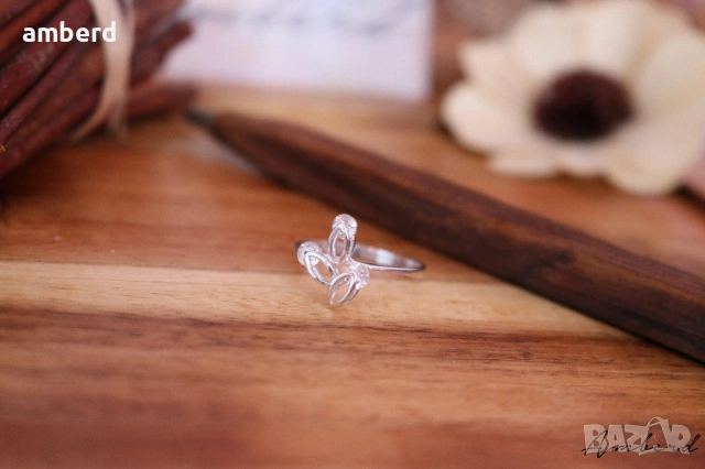 Сребърен пръстен - модел PLR026, снимка 9 - Пръстени - 53677196