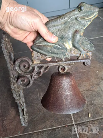 Стара камбана от чугун жаба , снимка 5 - Антикварни и старинни предмети - 49513017
