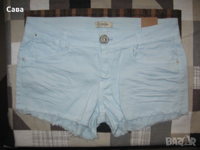 Къси дънки H&M,DL  дамски,С и Л, снимка 3 - Къси панталони и бермуди - 41717011