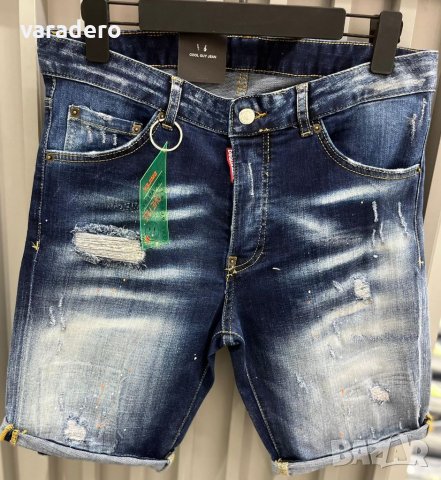 Мъжки къси дънки висок клас Dsquared , снимка 9 - Дънки - 40239626