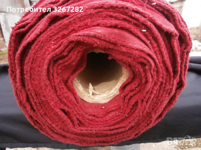 Плат,Плюш,Червен,Тапицерски,за Мебели, снимка 4 - Платове и дамаски - 53615467