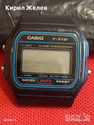 Винтидж електтронен часовник CASIO рядък за КОЛЕКЦИОНЕРИ 27295, снимка 3 - Мъжки - 53594419