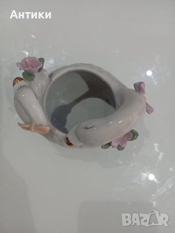 Порцеланова стара красива статуетка , снимка 6 - Декорация за дома - 52661529