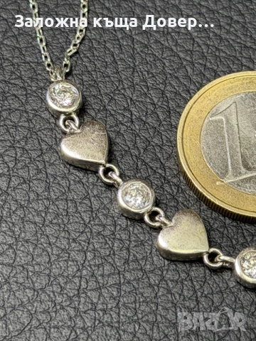 Сребърна гривна 925 silver чисто нова grivna , снимка 4 - Гривни - 55806668