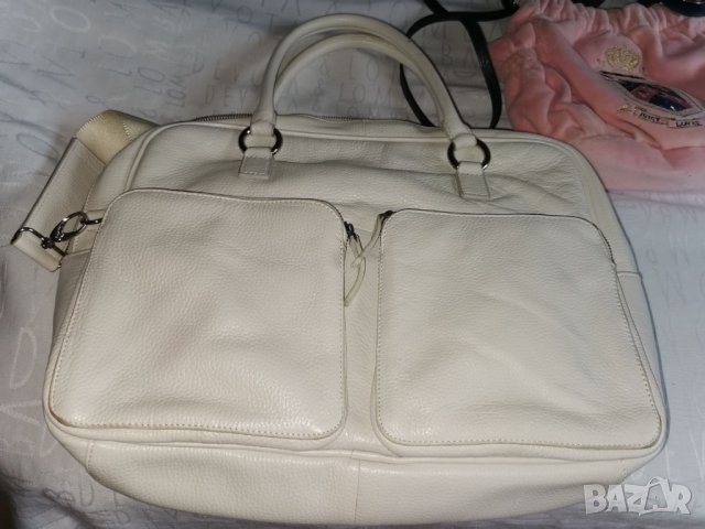 бизнес Естествена кожа чанта за  ценители на лукса, снимка 2 - Чанти - 33404702