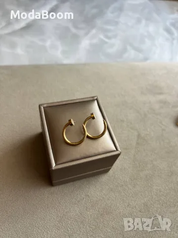 Обеци стомана , снимка 4 - Обеци - 48712553