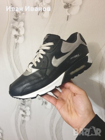 оригинални маратонки Nike Air Max 90 Black номер 42.5, снимка 6 - Маратонки - 42630010