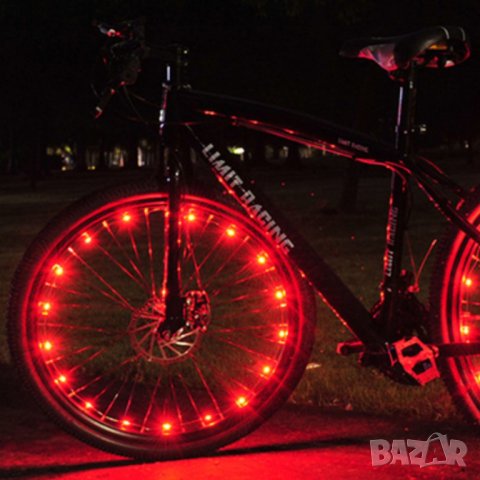 Ярка И Забележима Червена Led Лента За Шпици С Контролер И 3 Режима + Безплатна Доставка