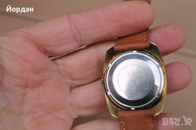 Швейцарски мъжки часовник ''Le Gran Superautomatic'' /17 камъка механизъм ета 1906/, снимка 14 - Мъжки - 53444732