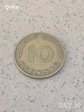 Германия, 10 пфенига 1950 J, ФРГ, ГДР, Germany, GDR, BRD, DDR, Deutschland , снимка 1