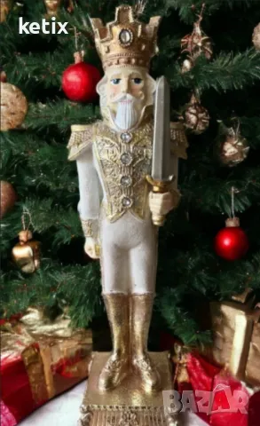 Коледна фигура 40см-Лешникотрошачката, снимка 2 - Декорация за дома - 47936274