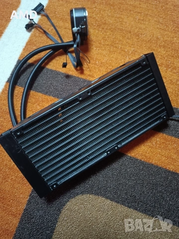 Водно охлаждане 240мм Corsair H100i RGB PRO XT Liquid AM4, снимка 3 - Други - 53847081