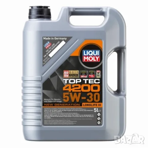 Синтетично моторно масло TOP TEC 4200 5W-30 - 5л Liqui Moly