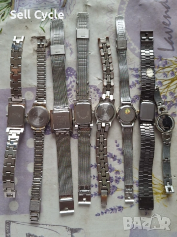 ✅ЛОТ СРЕБРИСТИ ДАМСКИ ЧАСОВНИЦИ❗, снимка 4 - Дамски - 53647396