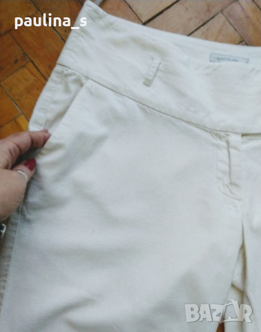Бели ленени шалвари / дреха с детайли "Saint Tropez"® / голям размер , снимка 9 - Къси панталони и бермуди - 36363518